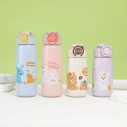 Cute Cartoon Print Adore Bottle