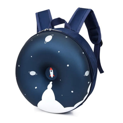 Donut Shape Unicorn/Space School Bag