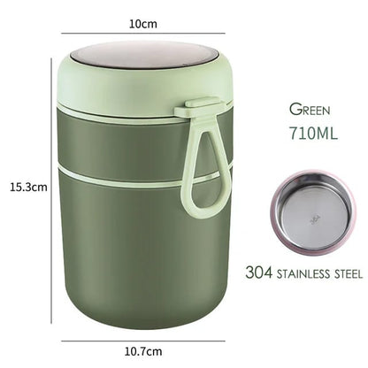 Tedemei Portable Thermal Lunch Box - 2 compartment & 3 compartment