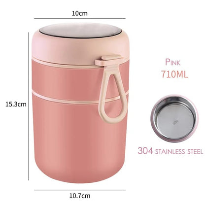 Tedemei Portable Thermal Lunch Box - 2 compartment & 3 compartment