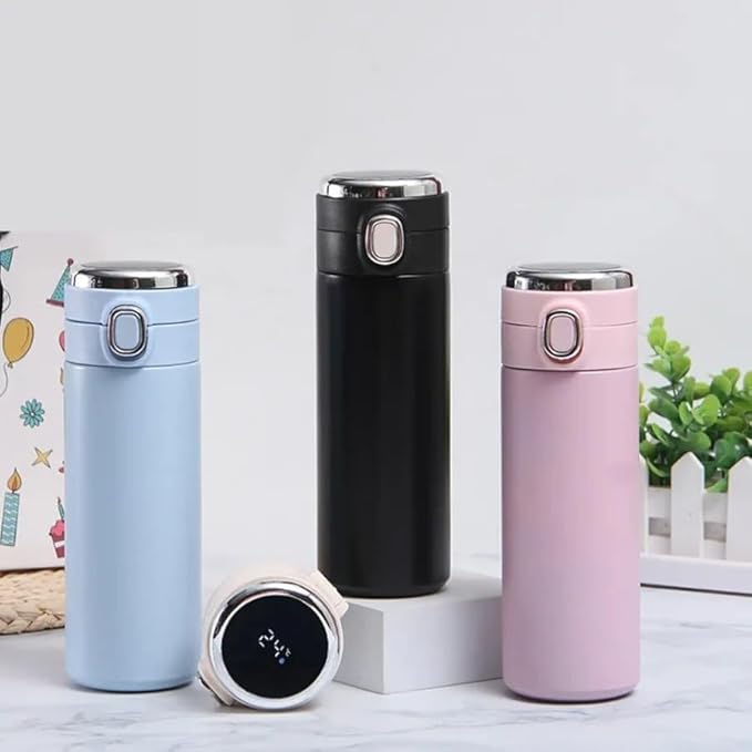 Vacuum Insulated Water Bottle with LED Temperature Display
