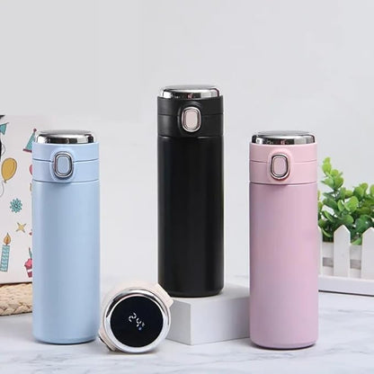 Vacuum Insulated Water Bottle with LED Temperature Display