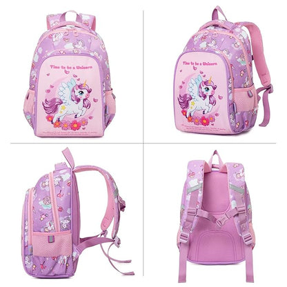 Unicorn Pink Style School Backpack